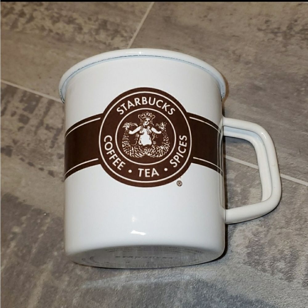 EUC Starbucks 2016 Enamel Coffee Mug